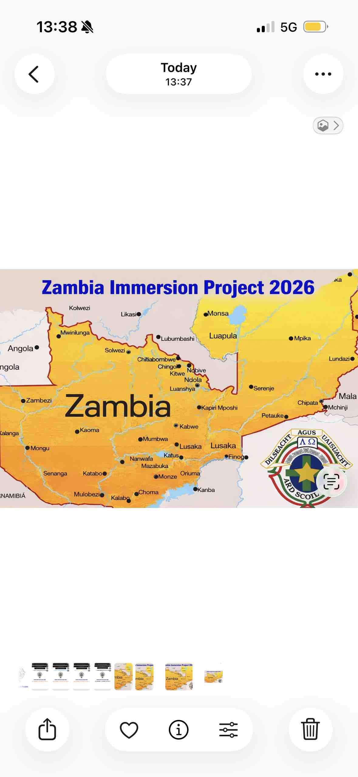 Seán Giles - Ardscoil Rís Zambia Immersion Project 2026 campaign photo, 7 of 8