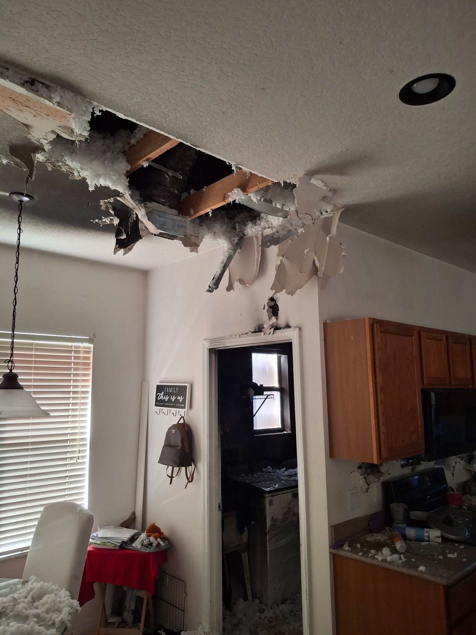 Iris and family  emergency  fire help. campaign photo, 2 of 8