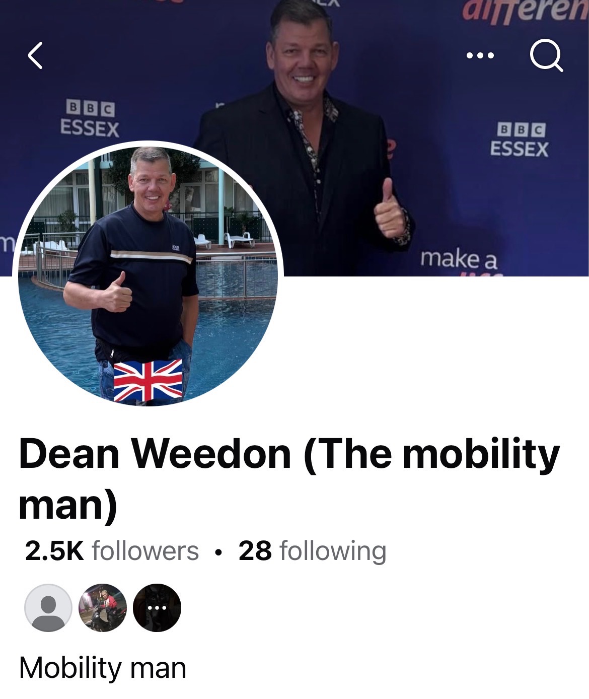 Dean Weedon The Mobility Man. campaign photo, 4 of 5