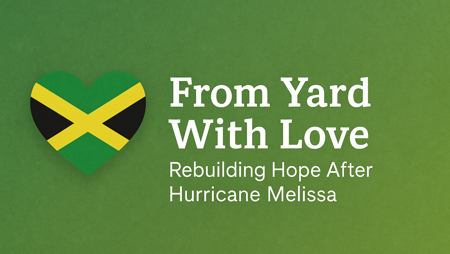 Rebuilding Hope in Jamaica After Hurricane Melissa photo