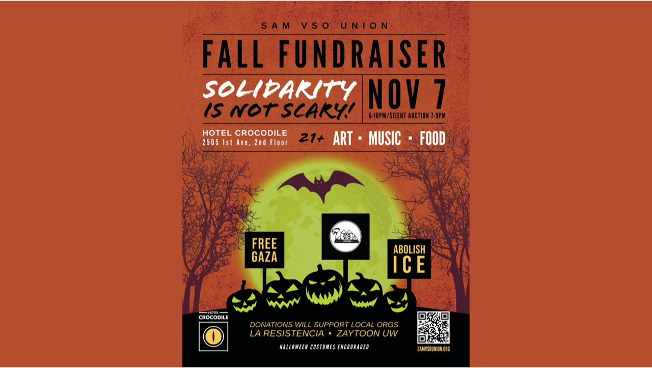 Sam Union Fundraiser by SAM VSO Union : SAM VSO Union Solidarity is Not Scary II