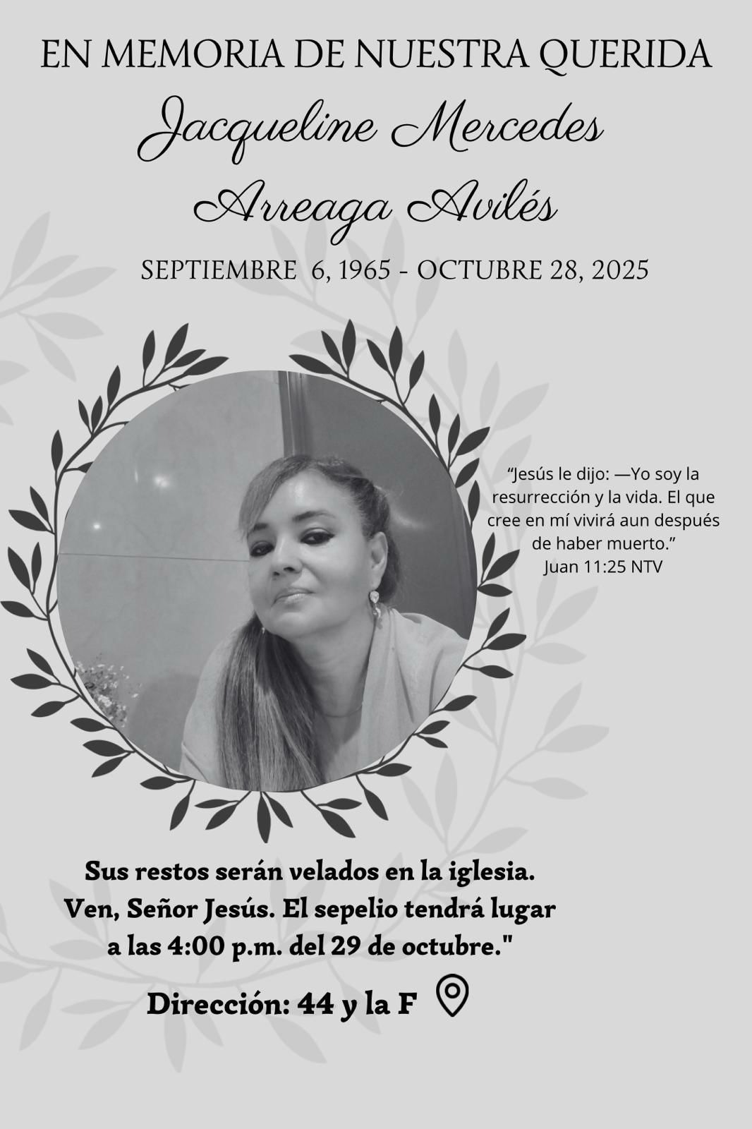 Support Cristian and Shirley in Their Time of Loss campaign photo, 2 of 4