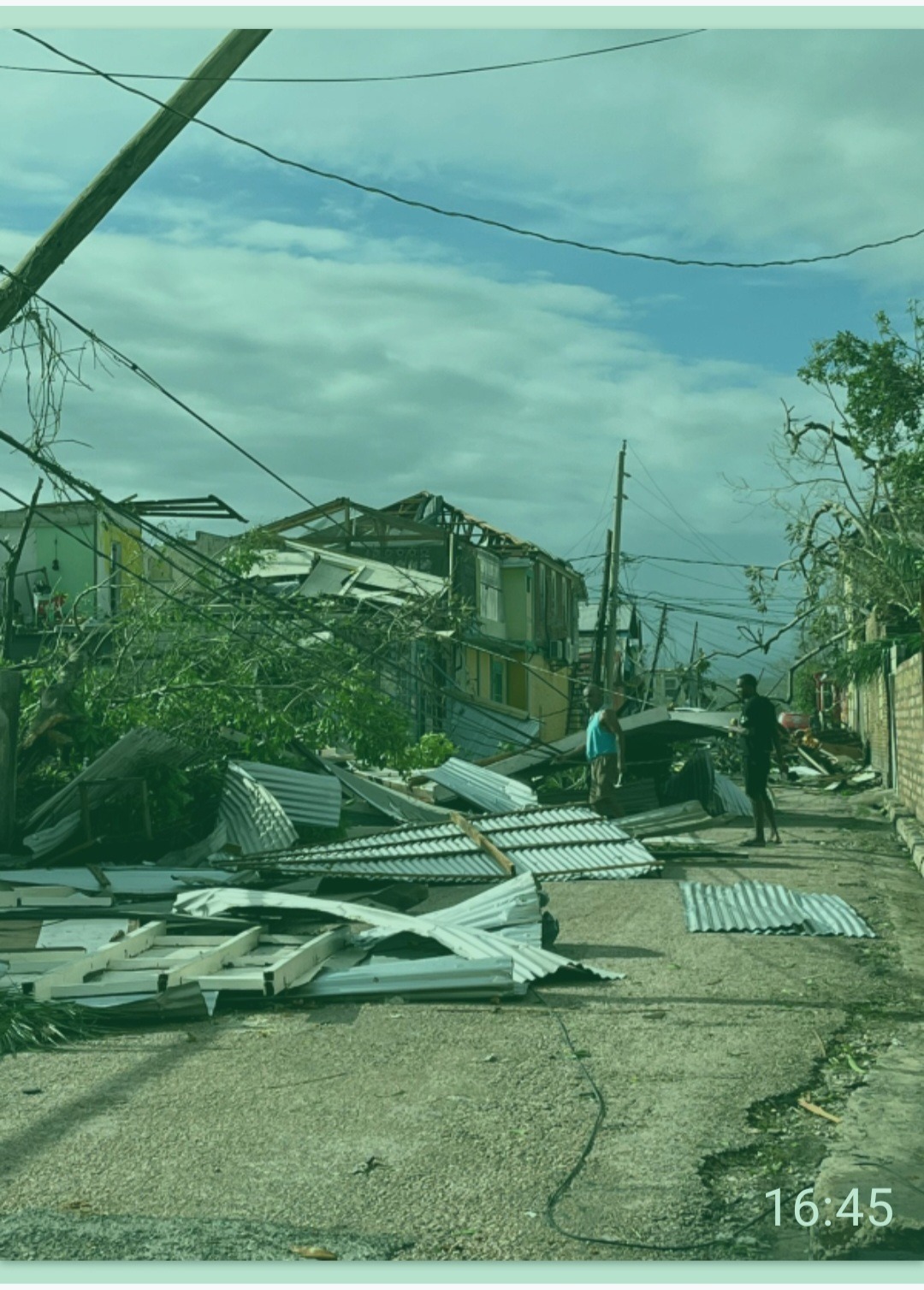 Hello the aftermath of the hurricane Melissa has left Jamaic campaign photo, 2 of 7