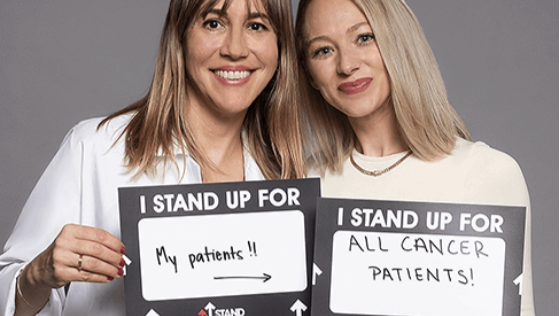 Donate to Stand Up To Cancer Today pinned link photo