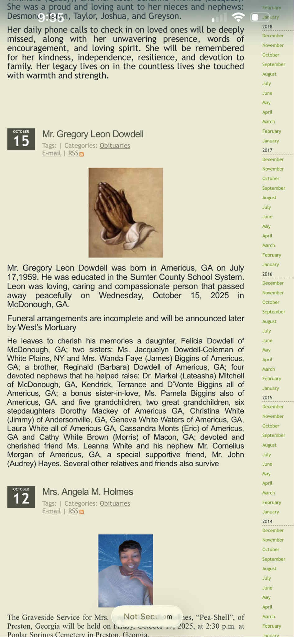 Honoring Gregory Dowdell’s Memory campaign photo, 2 of 4