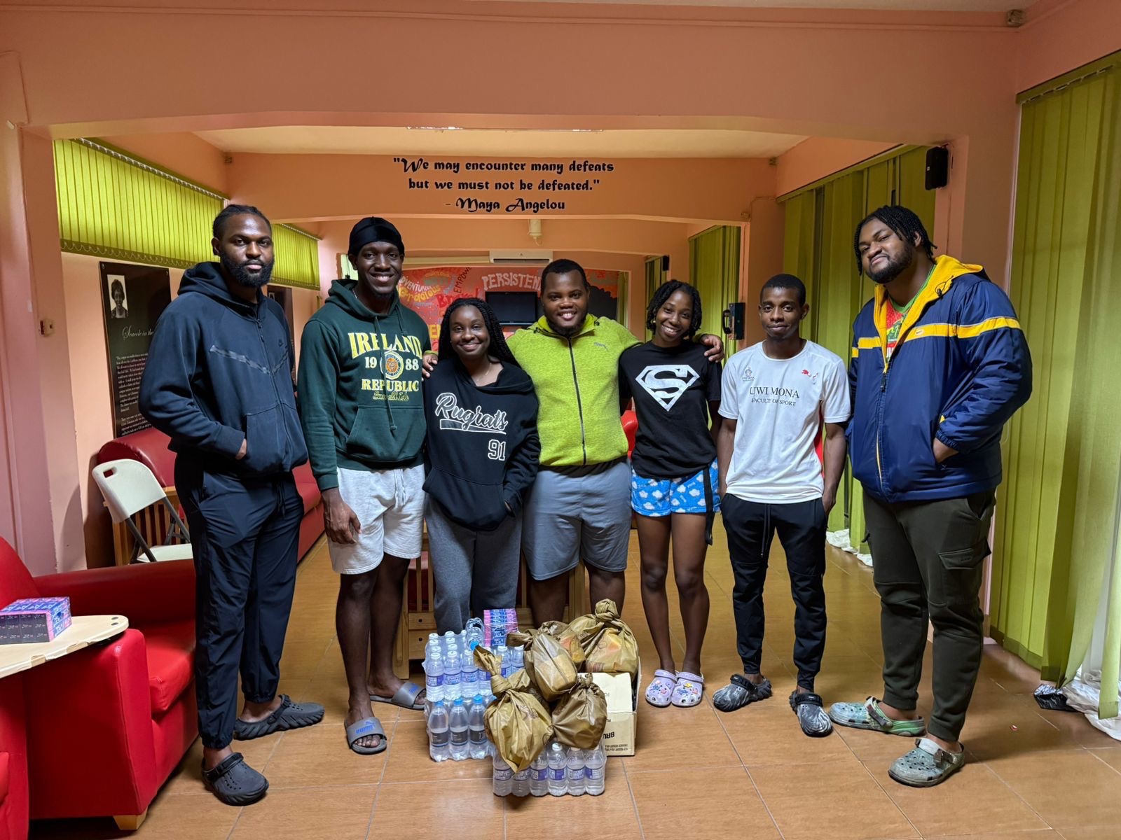 Relief for Jamaican students at UWI Mona Campus, Jamaica campaign photo, 2 of 4