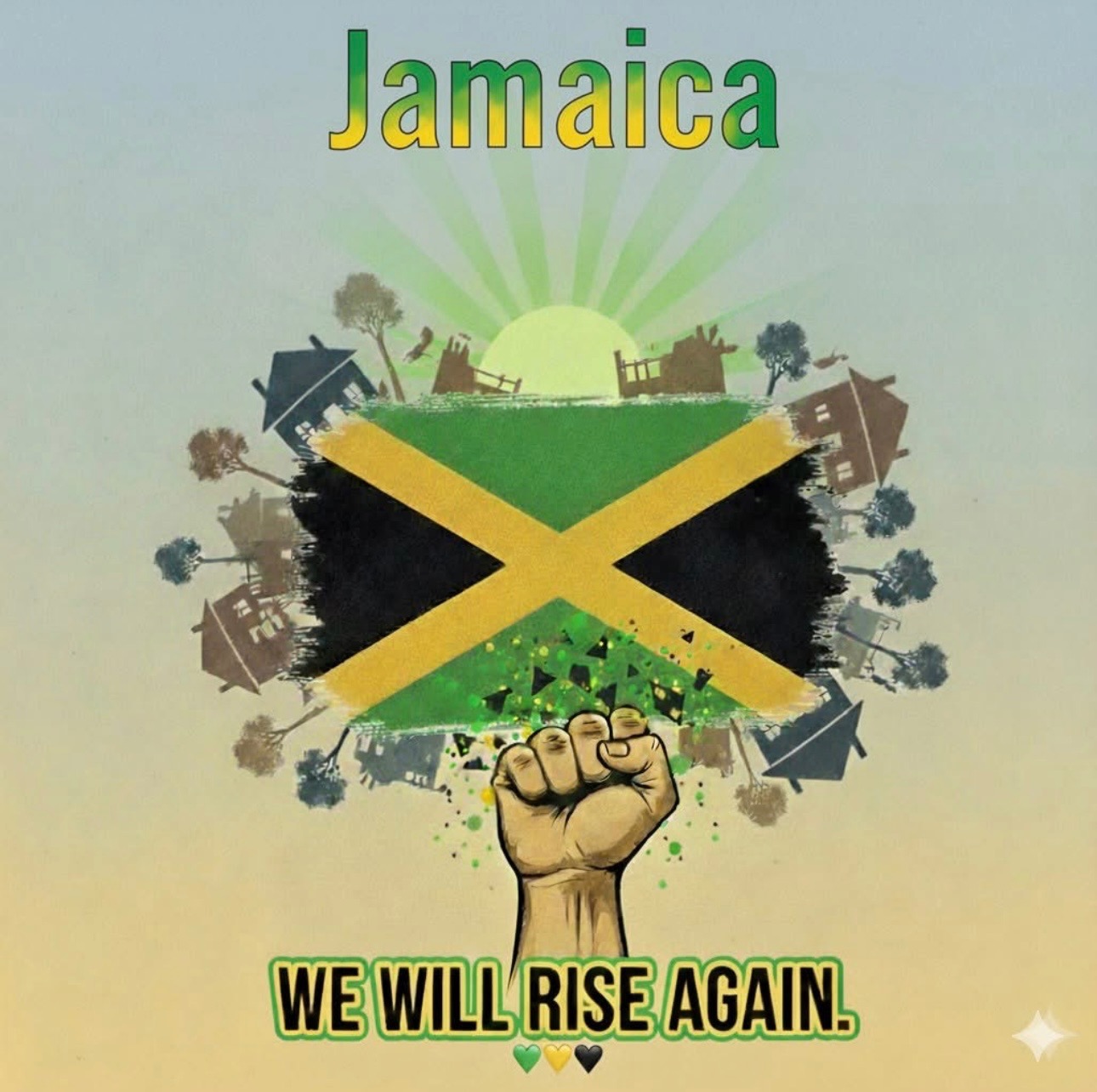 Giving an helping hand to Jamaica. campaign photo, 2 of 7