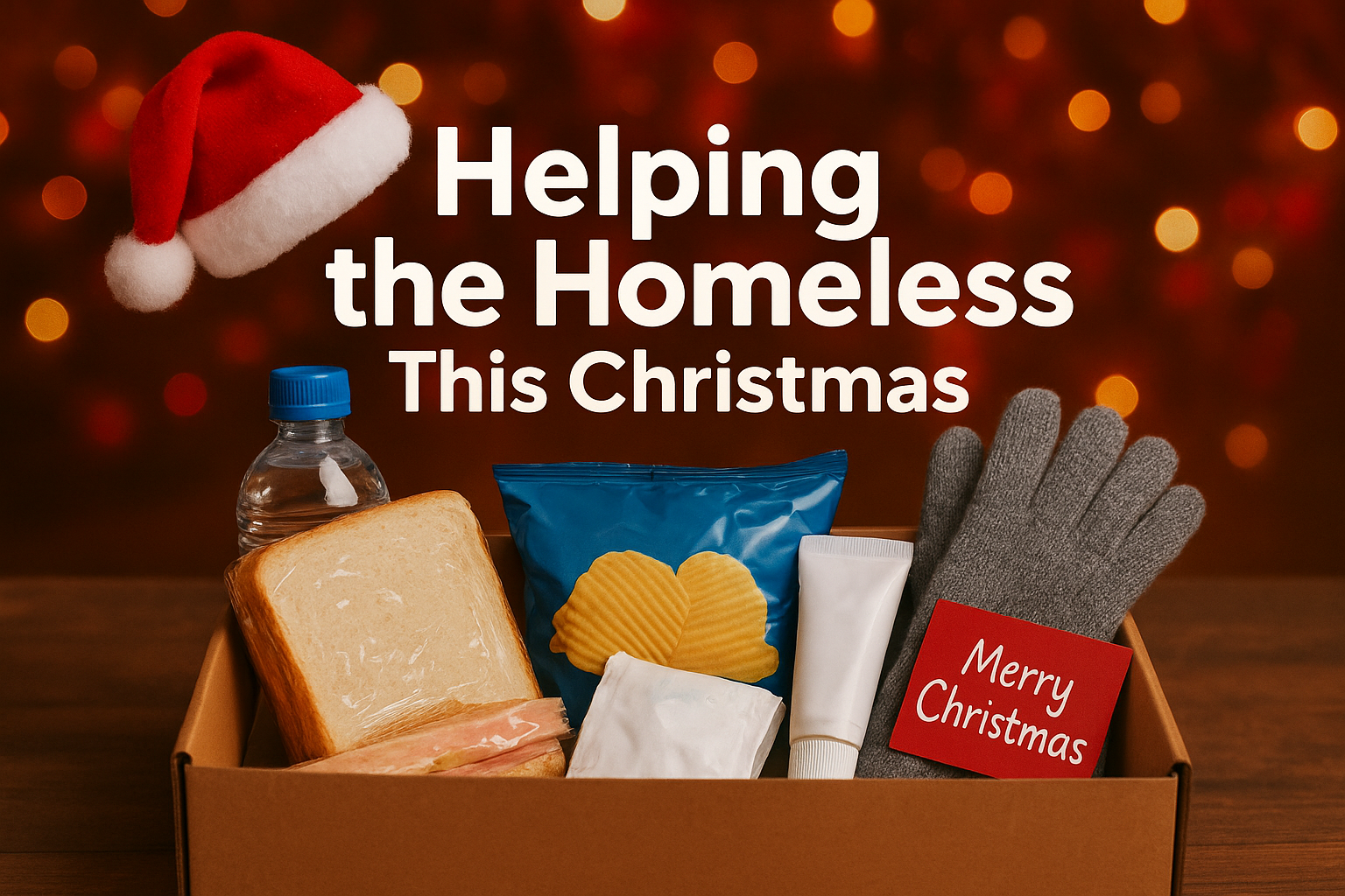 Helping the Homeless This Christmas , Care Package campaign photo, 2 of 4