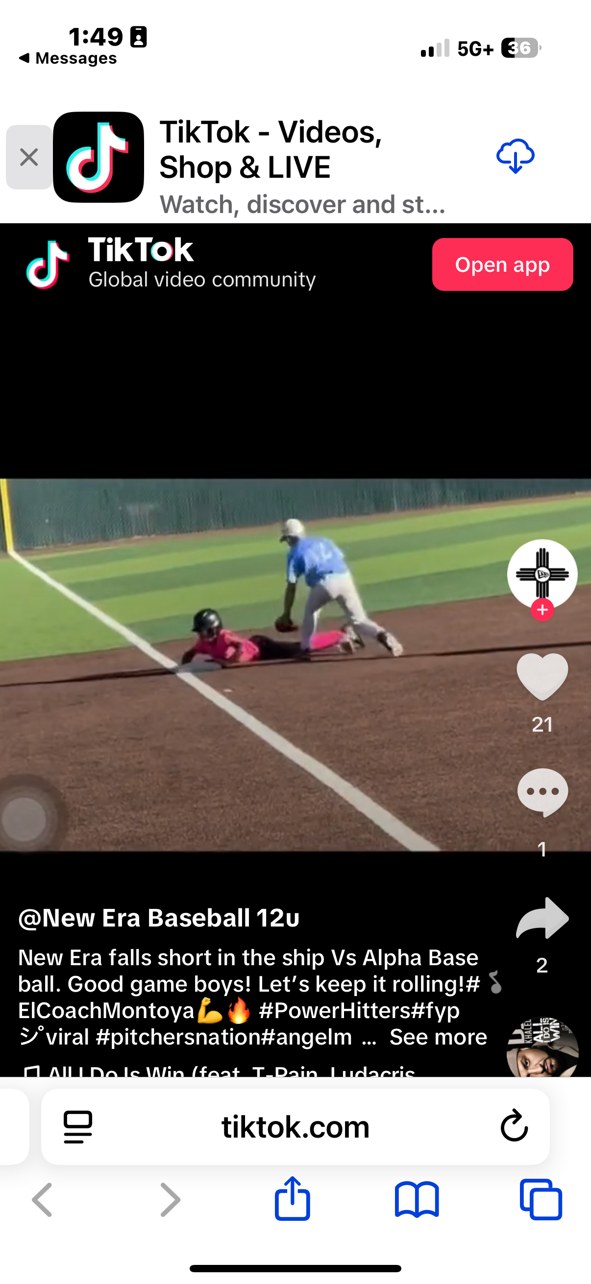 Jett French. Future MLB Star on the Field campaign photo, 2 of 4