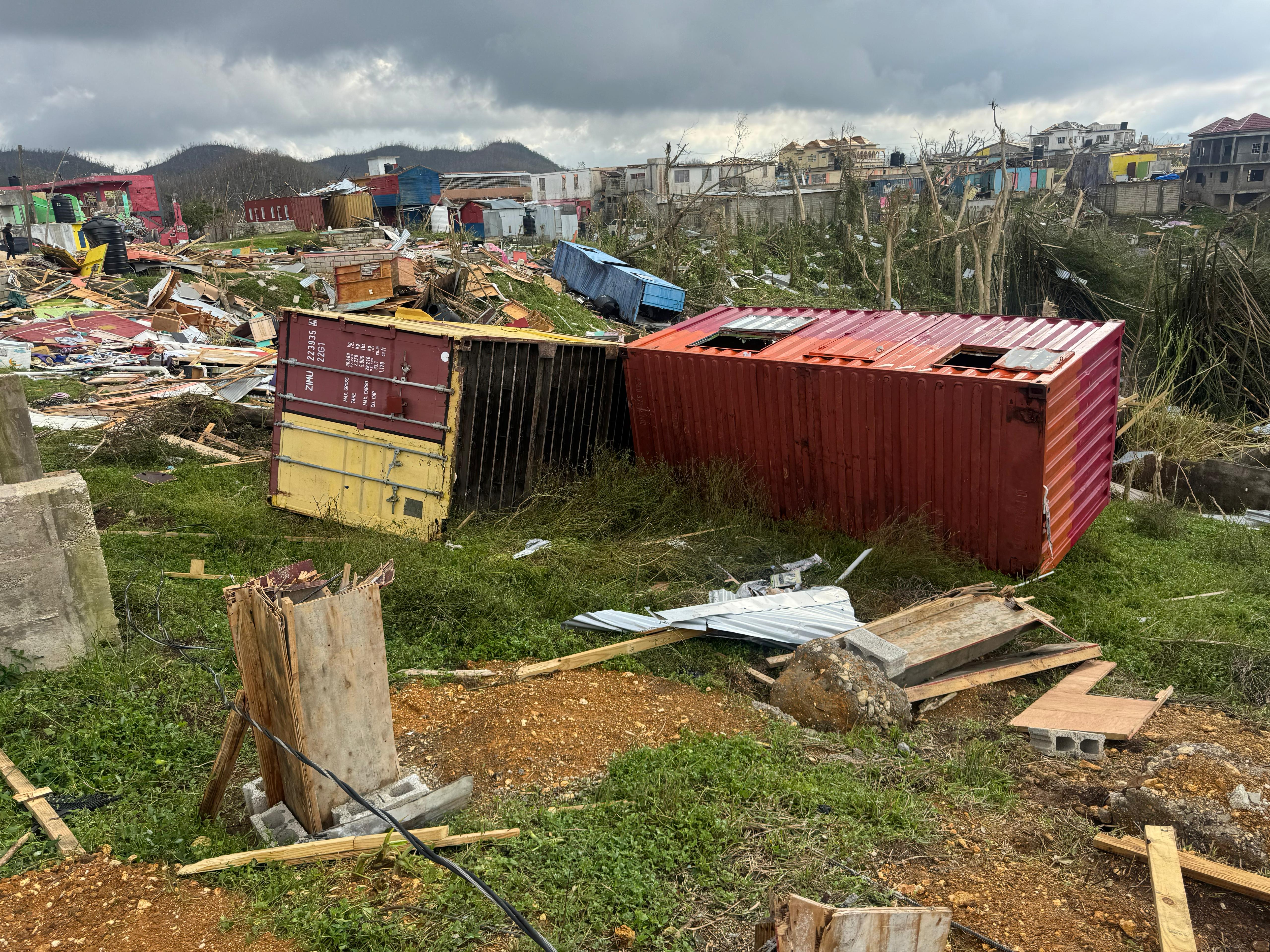 Hurricane Melissa aftermath. Help Us Rebuild campaign photo, 4 of 7