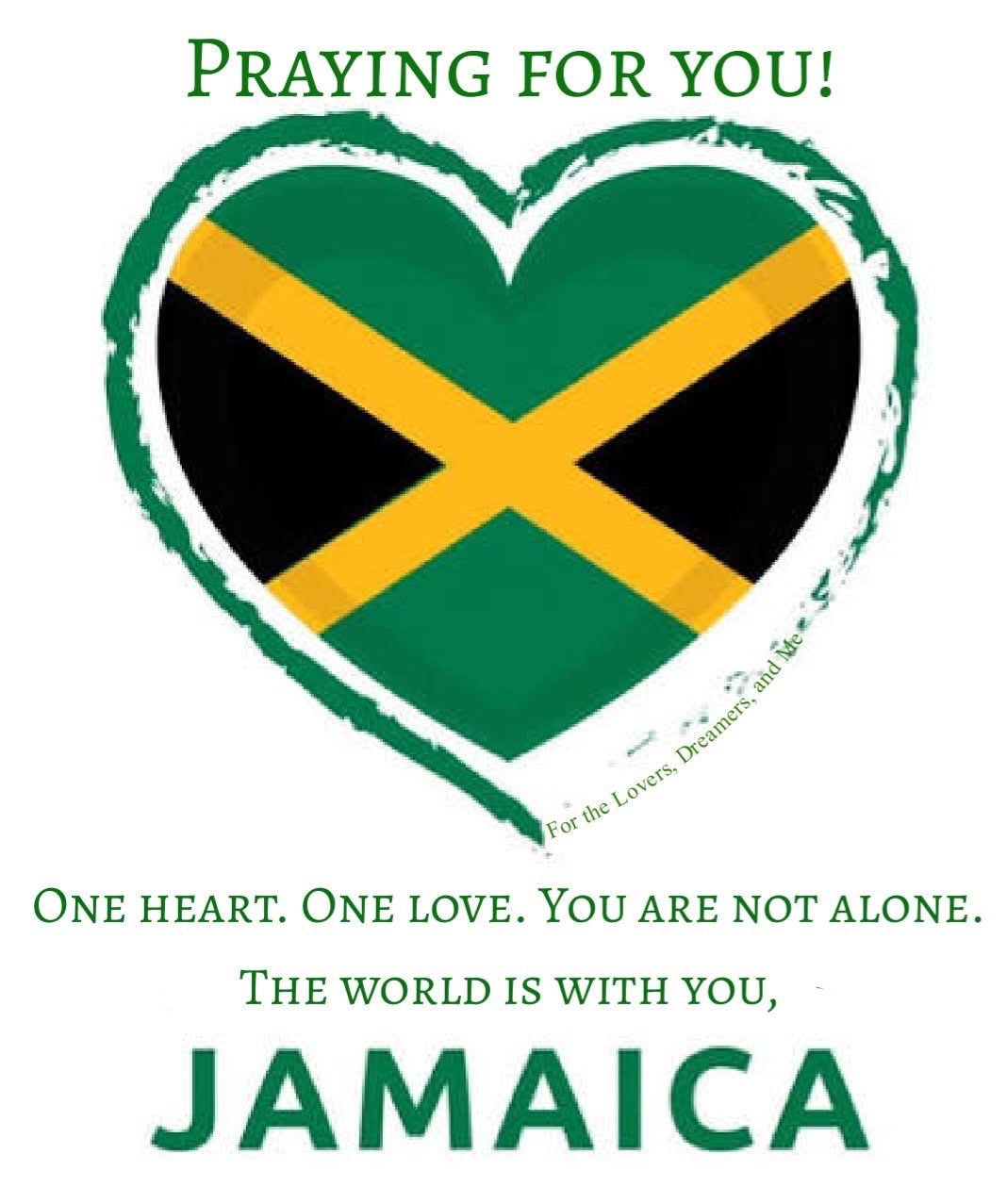 Our family & friends back home in Jamaica please & thank you campaign photo, 2 of 8