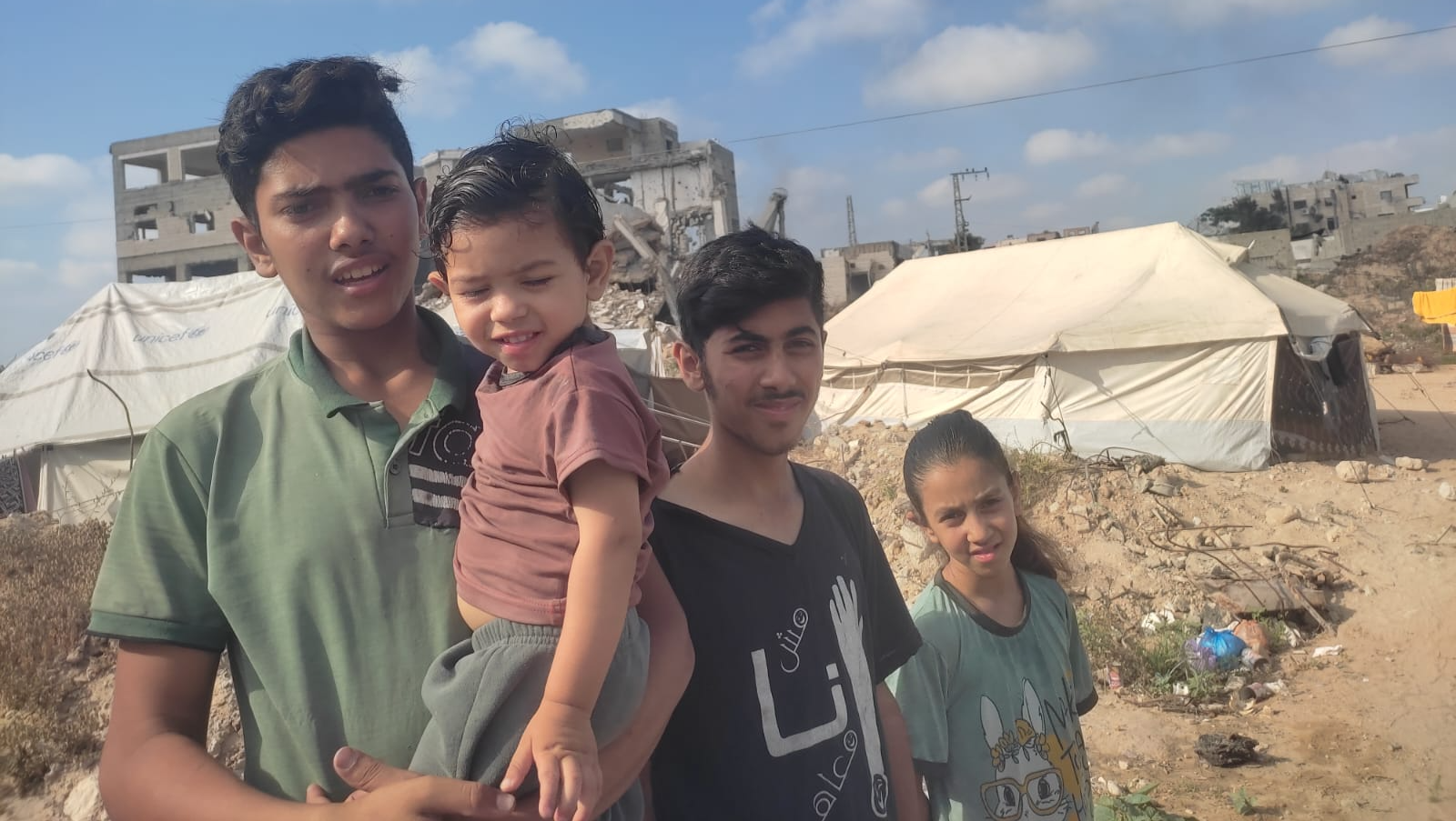 My children in northern Gaza need your support. photo