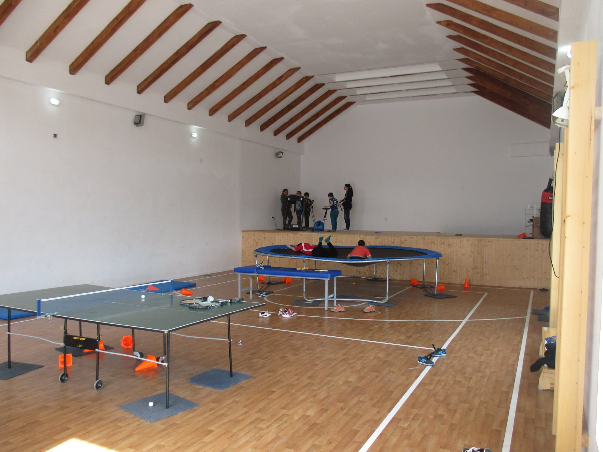 Teius sports hall upgrade appeal campaign photo, 4 of 5
