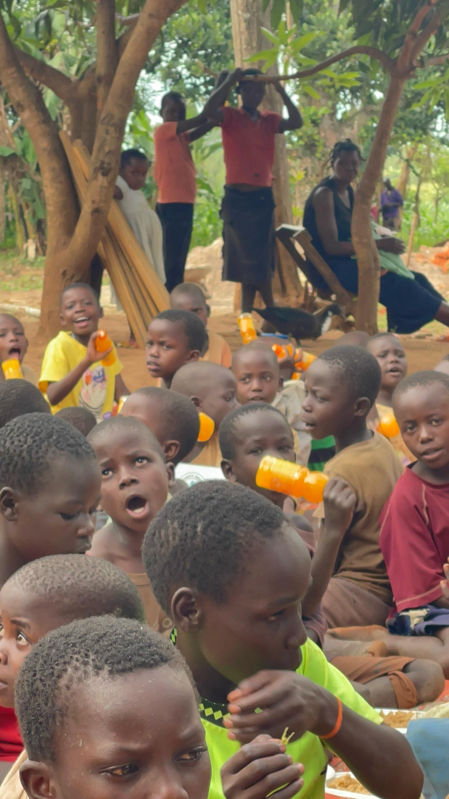 This foundation raising is to build shelter for these needy campaign photo, 2 of 5