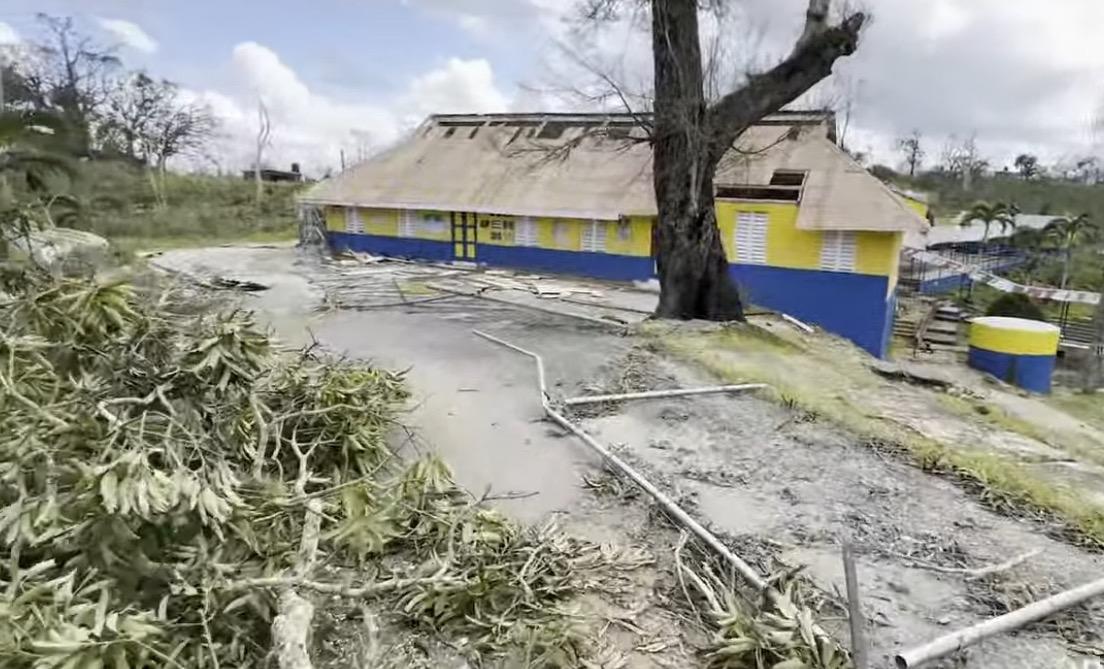 Hurricane relief help for Warsop residents, Jamaica. campaign photo, 2 of 6
