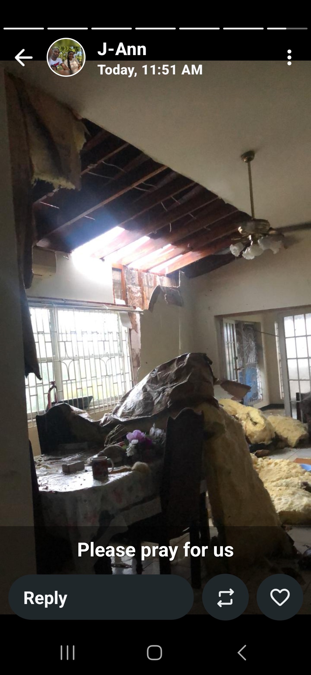 Support Donna's Family after Hurricane Melissa campaign photo, 2 of 8