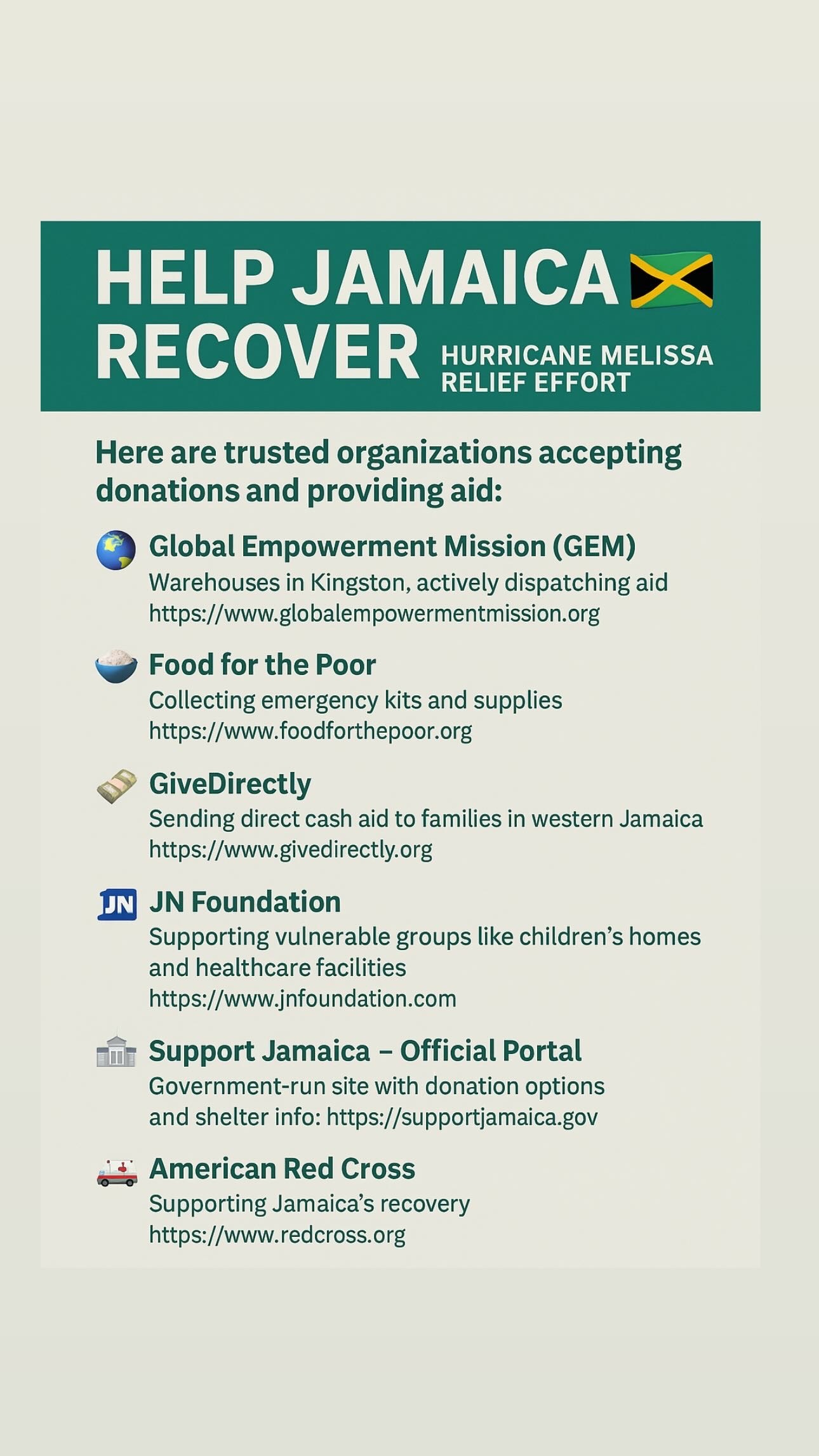 Support Jodi-Ann's Efforts for Hurricane Relief campaign photo, 4 of 6