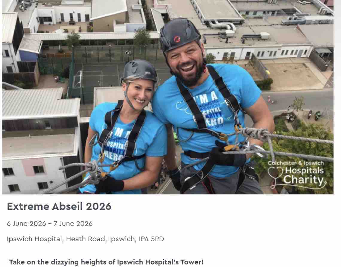 Support My Abseil for Ipswich Hospital campaign photo, 2 of 5