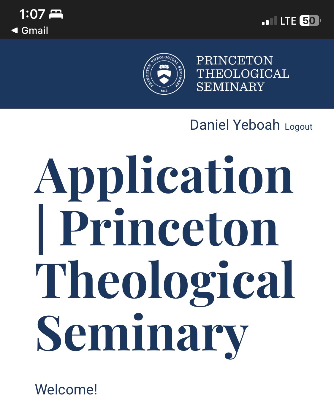 Foto de la campaña Educational Support-Admission To Princeton Theological Semin, 4 de 5