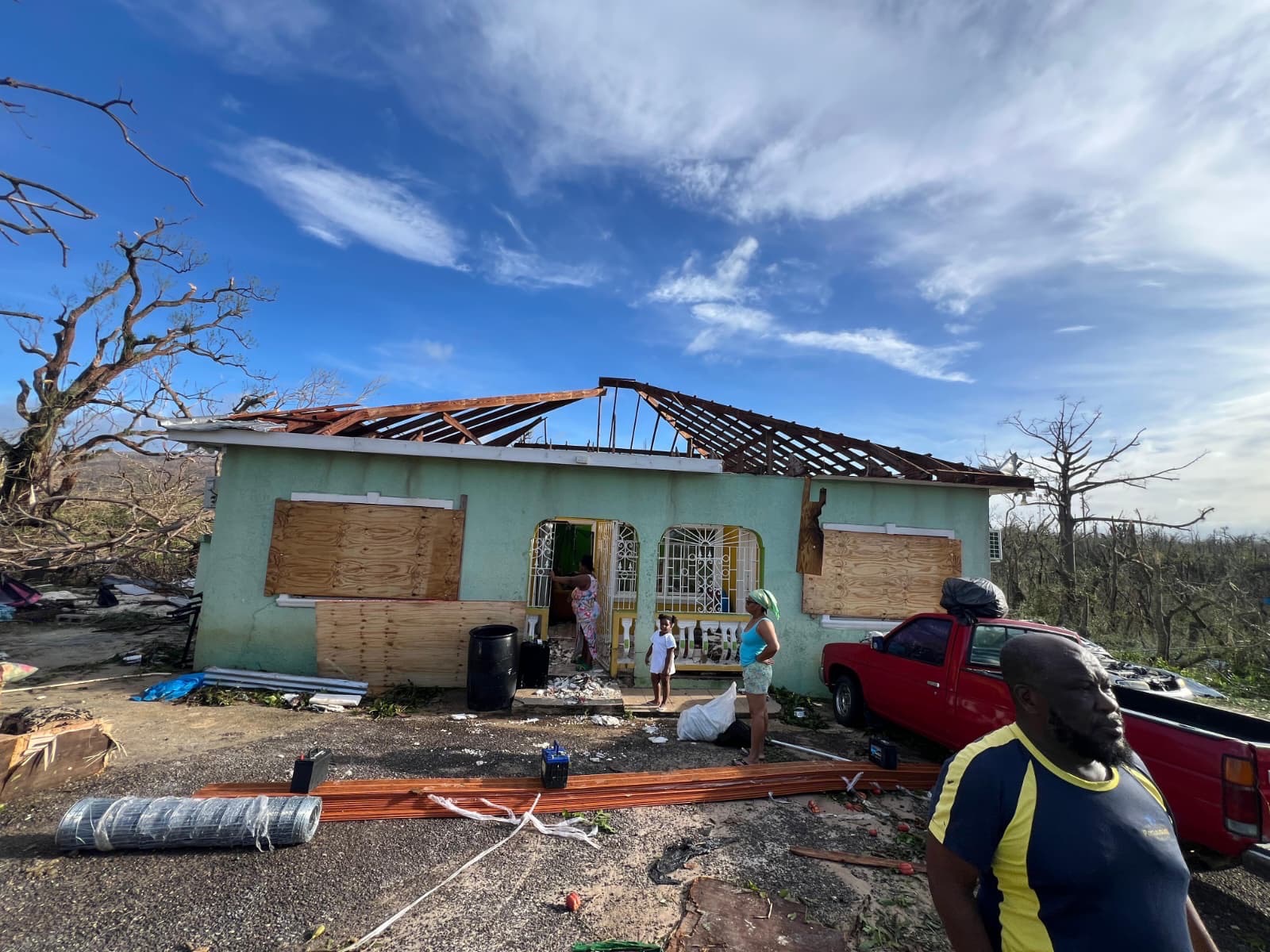 Howann Ashe left homeless after hurricane Melissa campaign photo, 4 of 6