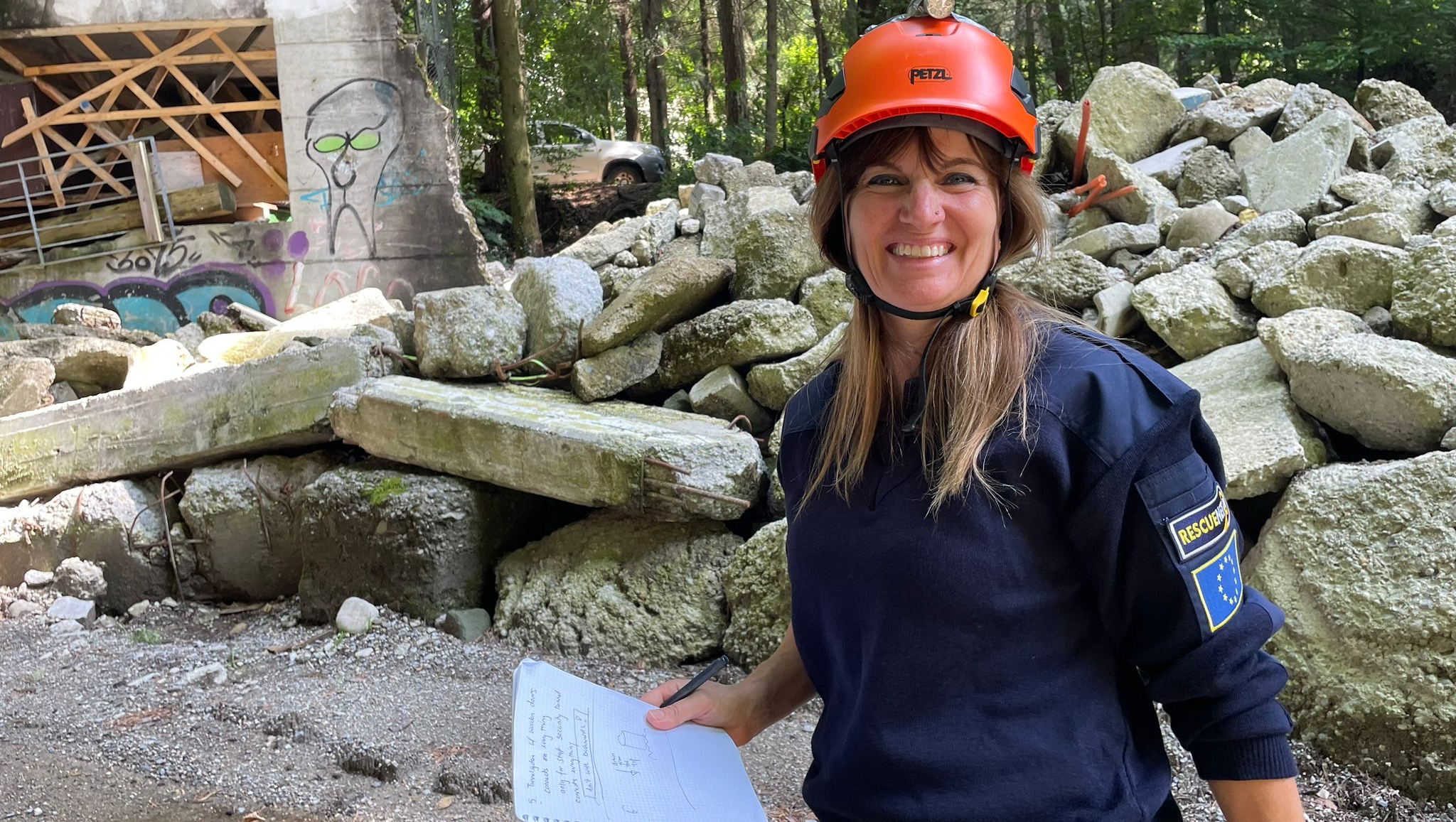 Volunteering in  disaster settings world wide pinned link photo