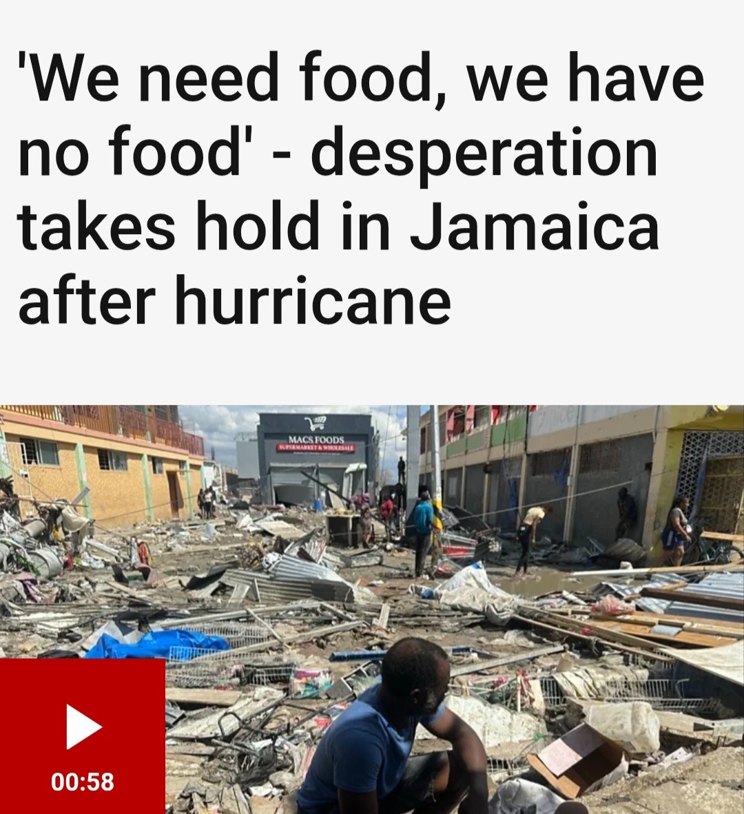 “Help Communities in Jamaica Recover After Disaster” campaign photo, 2 of 4