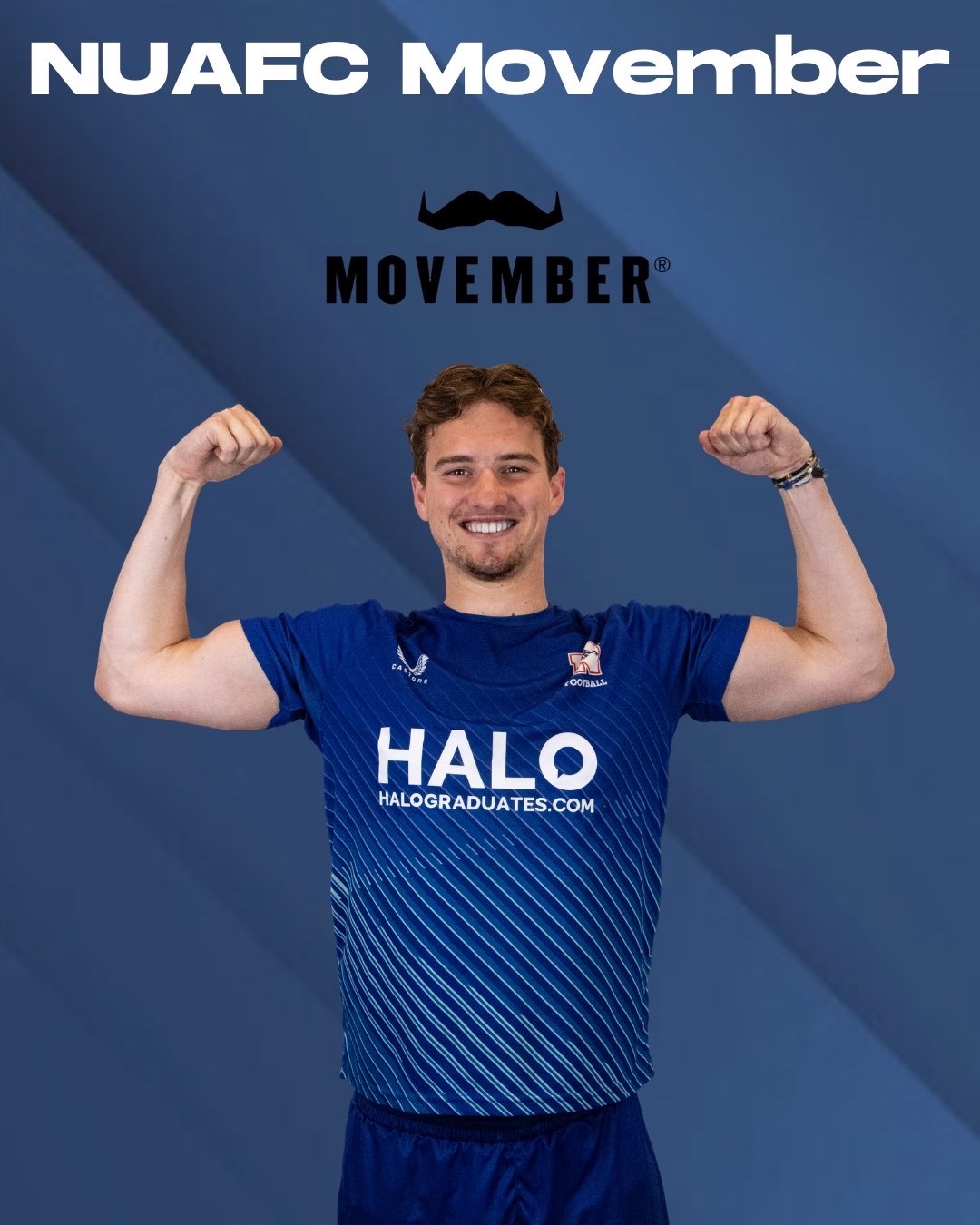 Movember x NUAFC campaign photo, 2 of 4