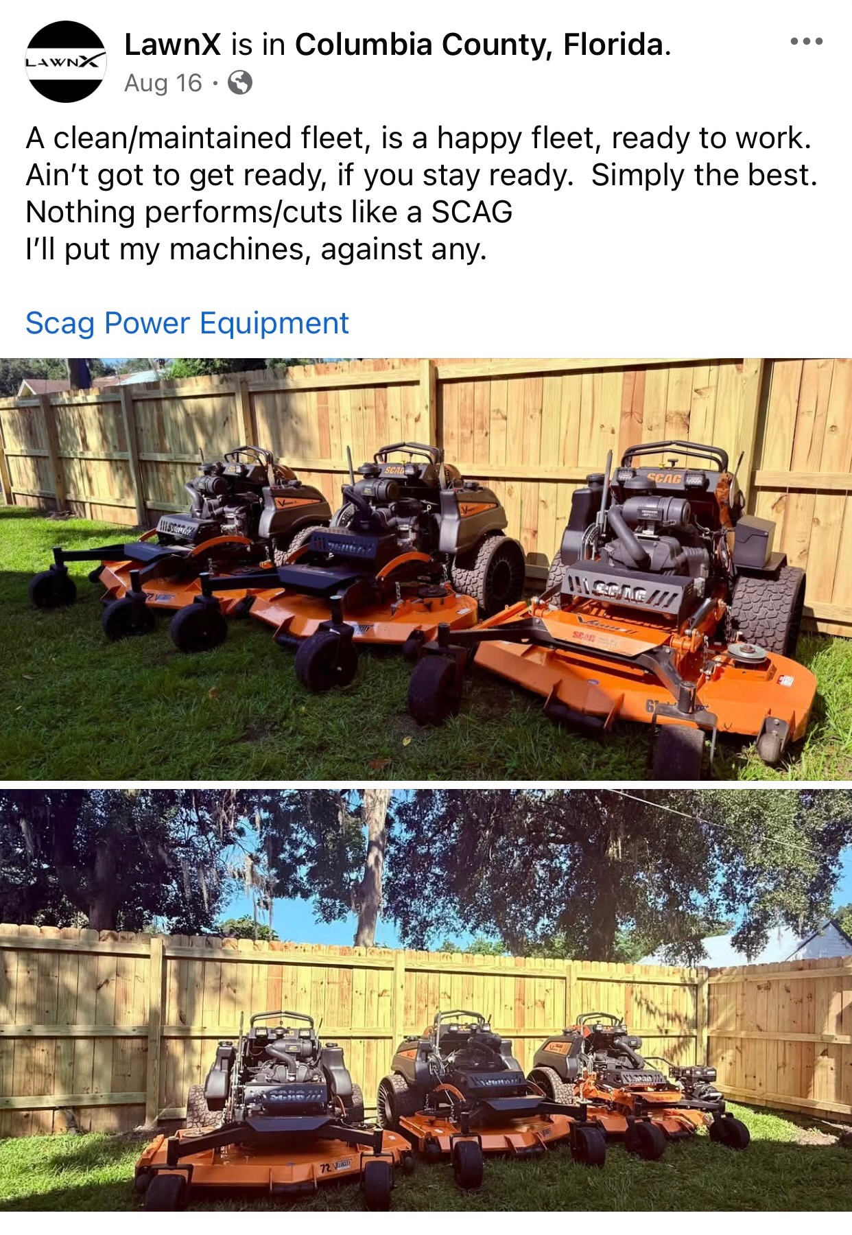 Help Mitchell Rebuild LawnX After Fire campaign photo, 2 of 8