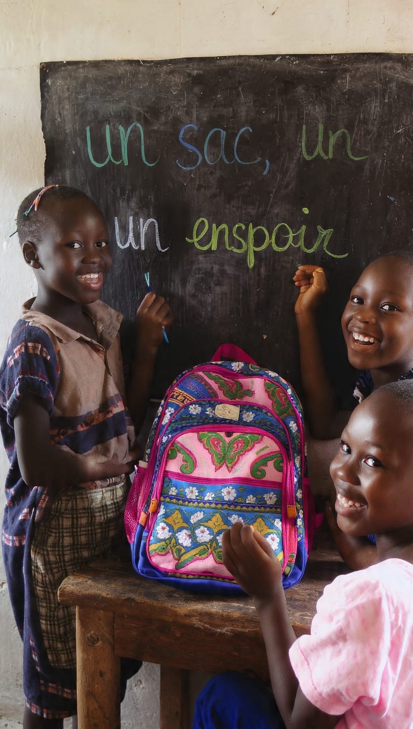 One Bag, One Hope, One Smile — QueenTifa Care Fondation campaign photo, 2 of 5