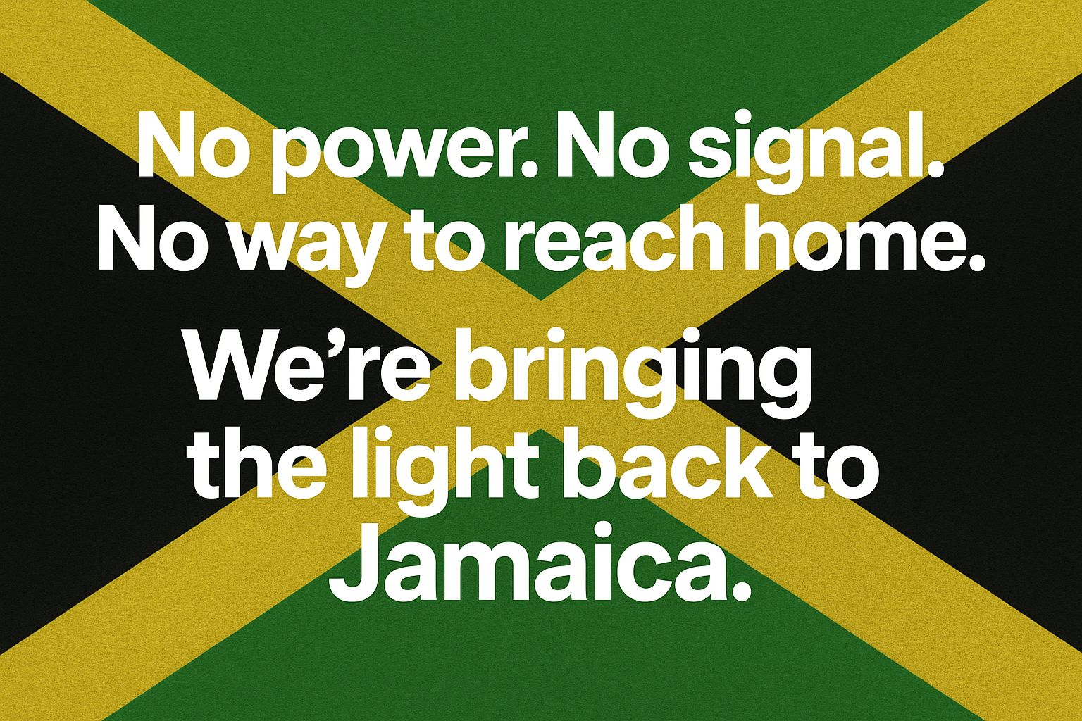POWER FOR JAMAICA: GENERATORS FOR COMMUNITY RELIEF STATIONS campaign photo, 5 of 6