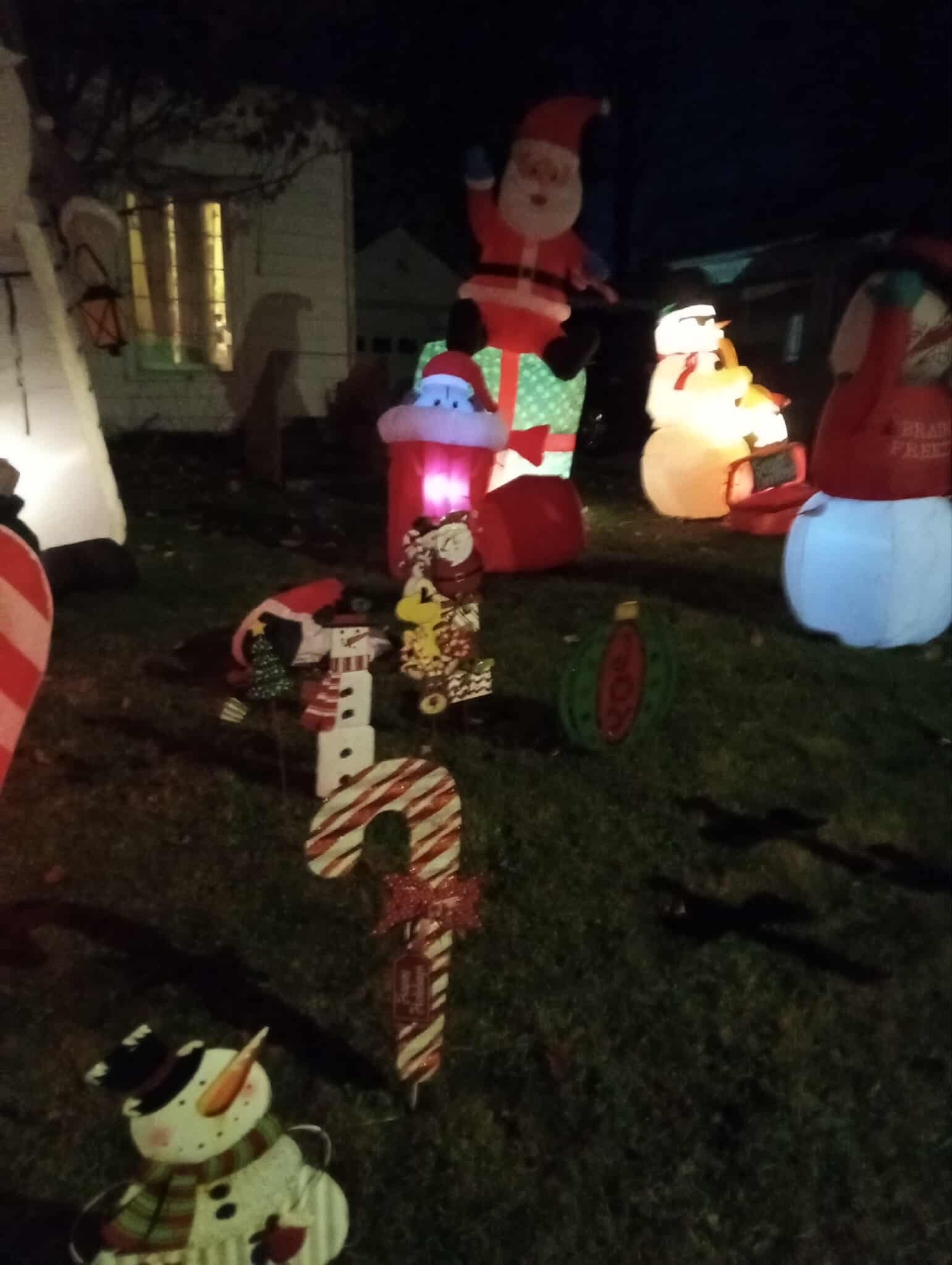 As our season ends we assess the damage to the decorations. campaign photo, 2 of 5