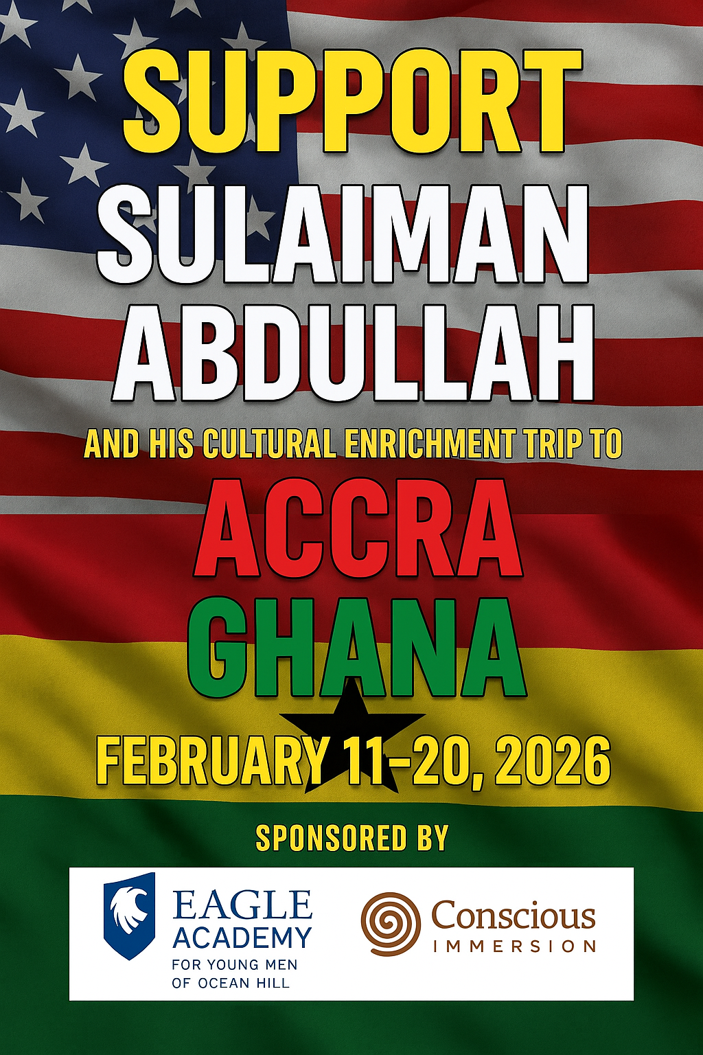 Support Sulaiman's Cultural Exchange to Ghana campaign photo, 5 of 6
