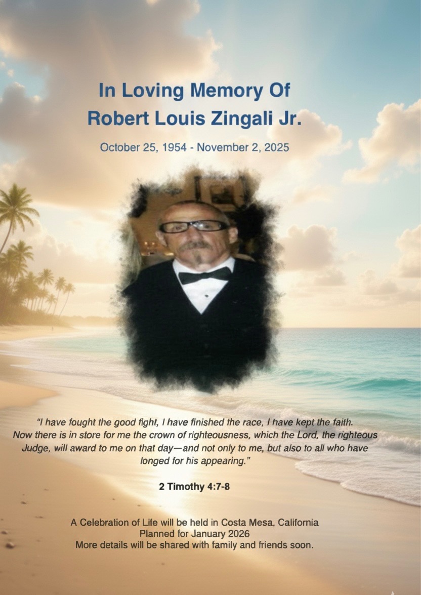 Help Give Robert Zingali a Proper Farewell campaign photo, 2 of 5