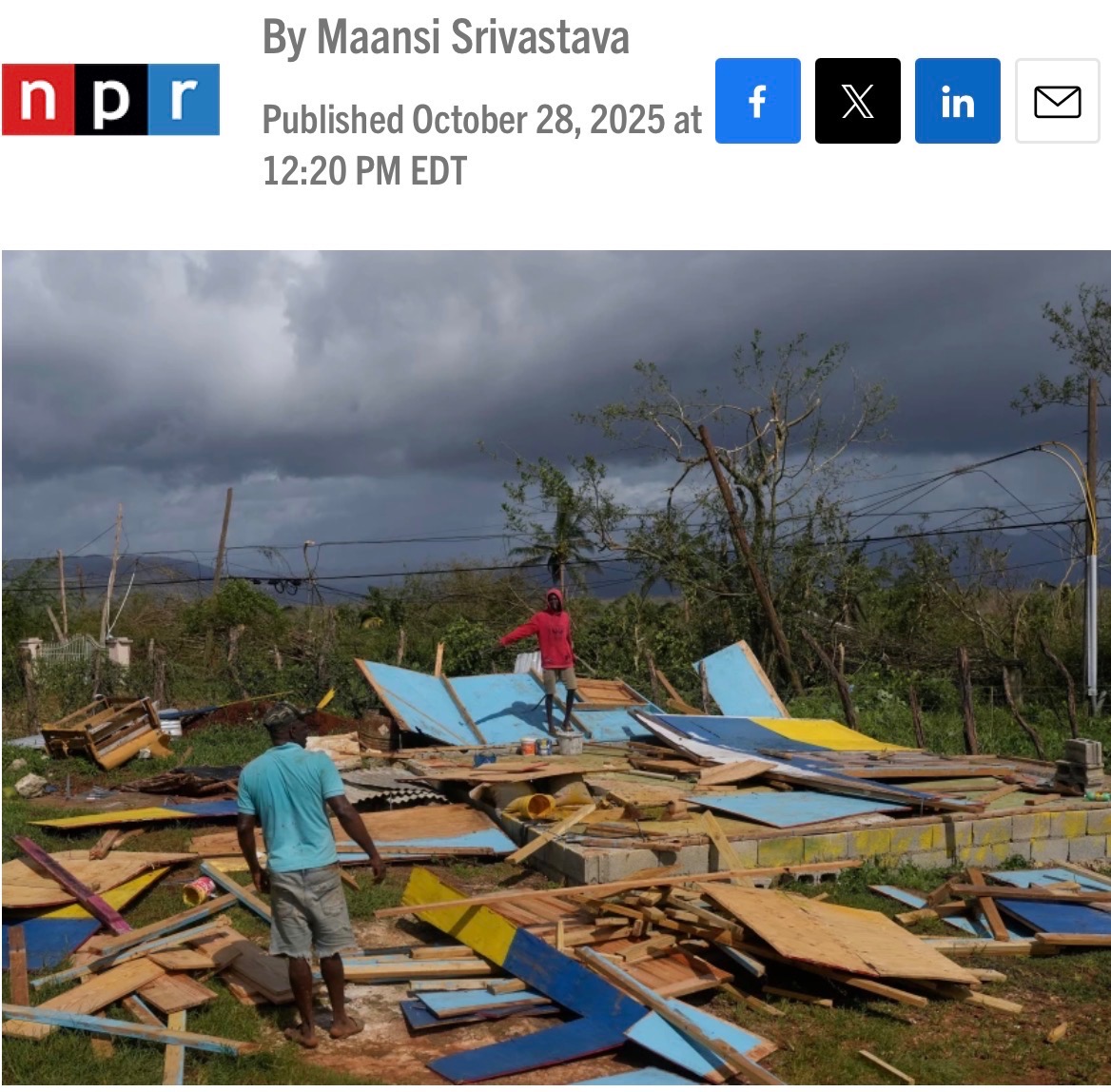 Help Jamaica Recover: Support Those Affected campaign photo, 2 of 5