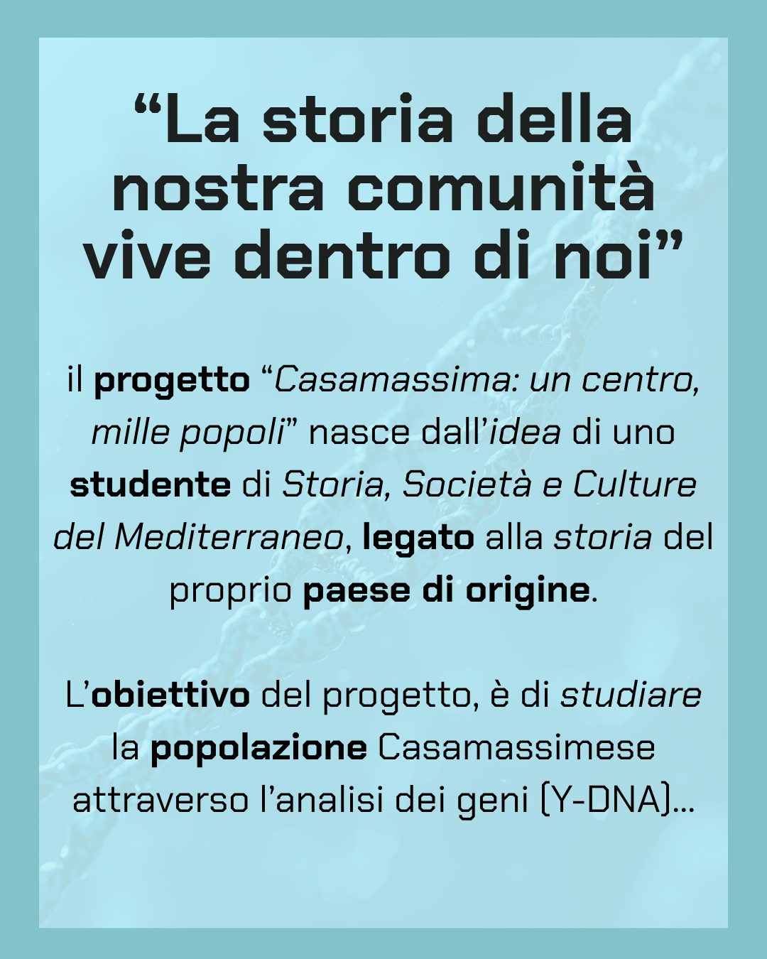 A CHI APPARTIENI? - Casamassima: un centro, mille popoli campaign photo, 4 of 5