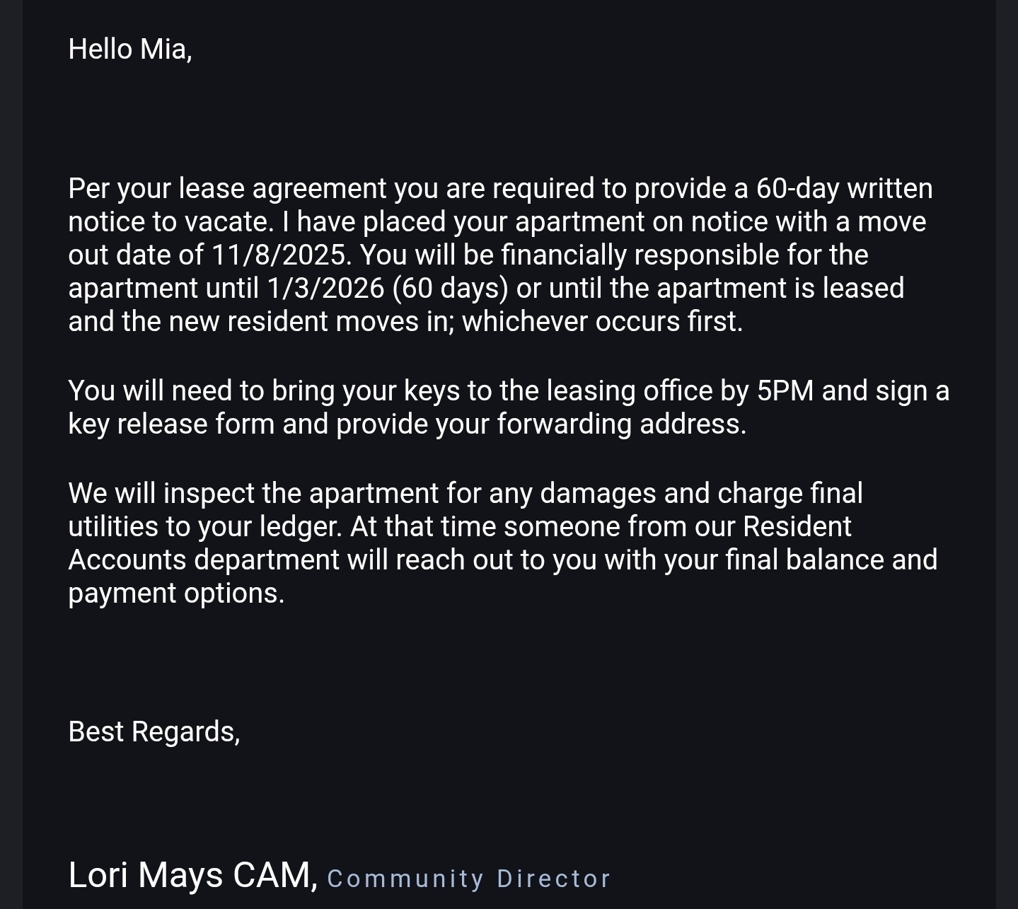 Understanding 60-Day Notice Requirements for Landlords: Key Steps and  Tenant Protections - Belmont Shore Land Company, image size:1439x1285