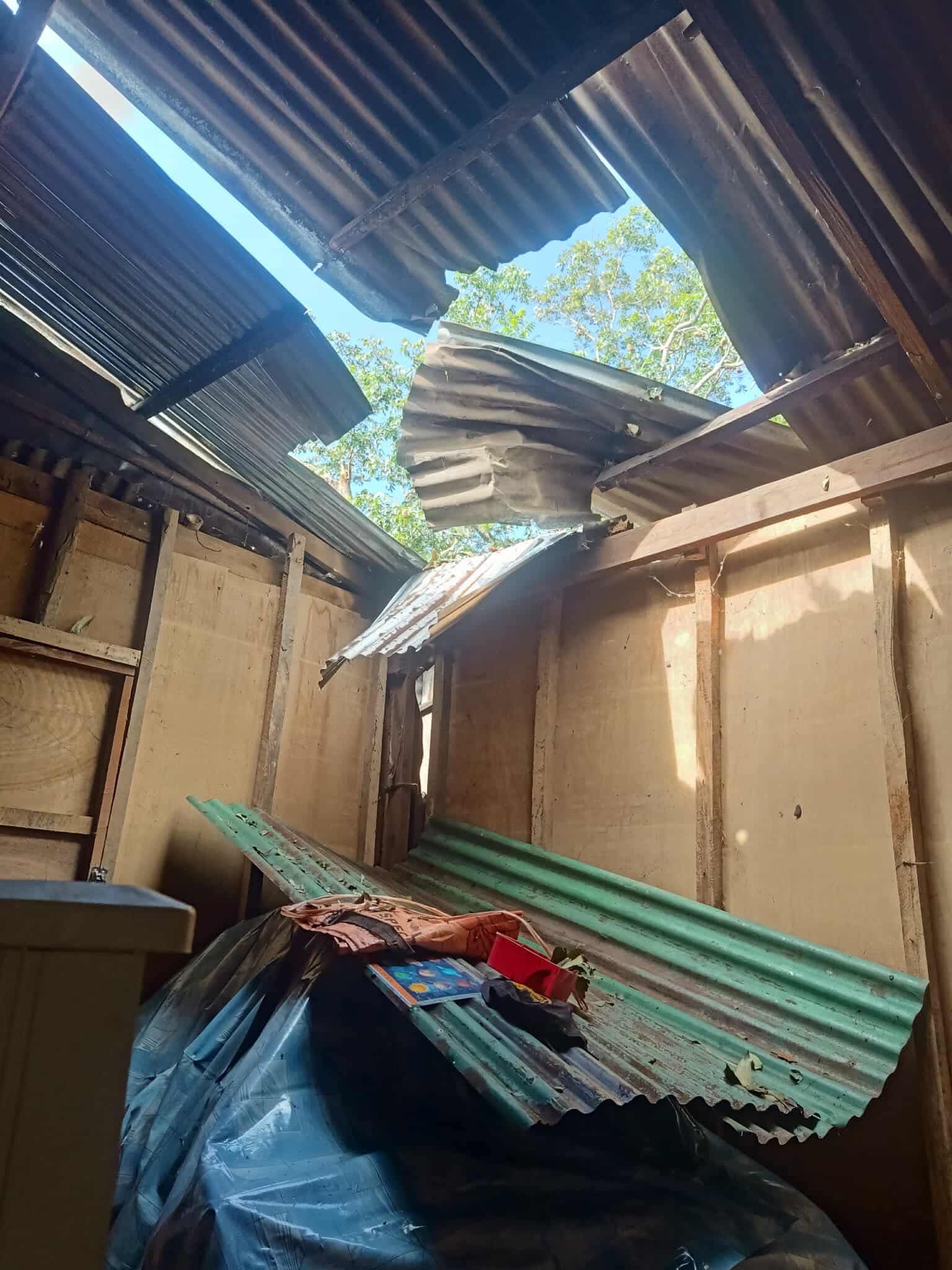 Access to food, water, and roof after the typhoon campaign photo, 2 of 5