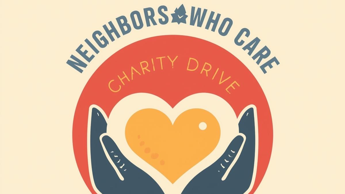 Give today, Feed Tomorrow. Neighbors Who Care Charity Drive. photo