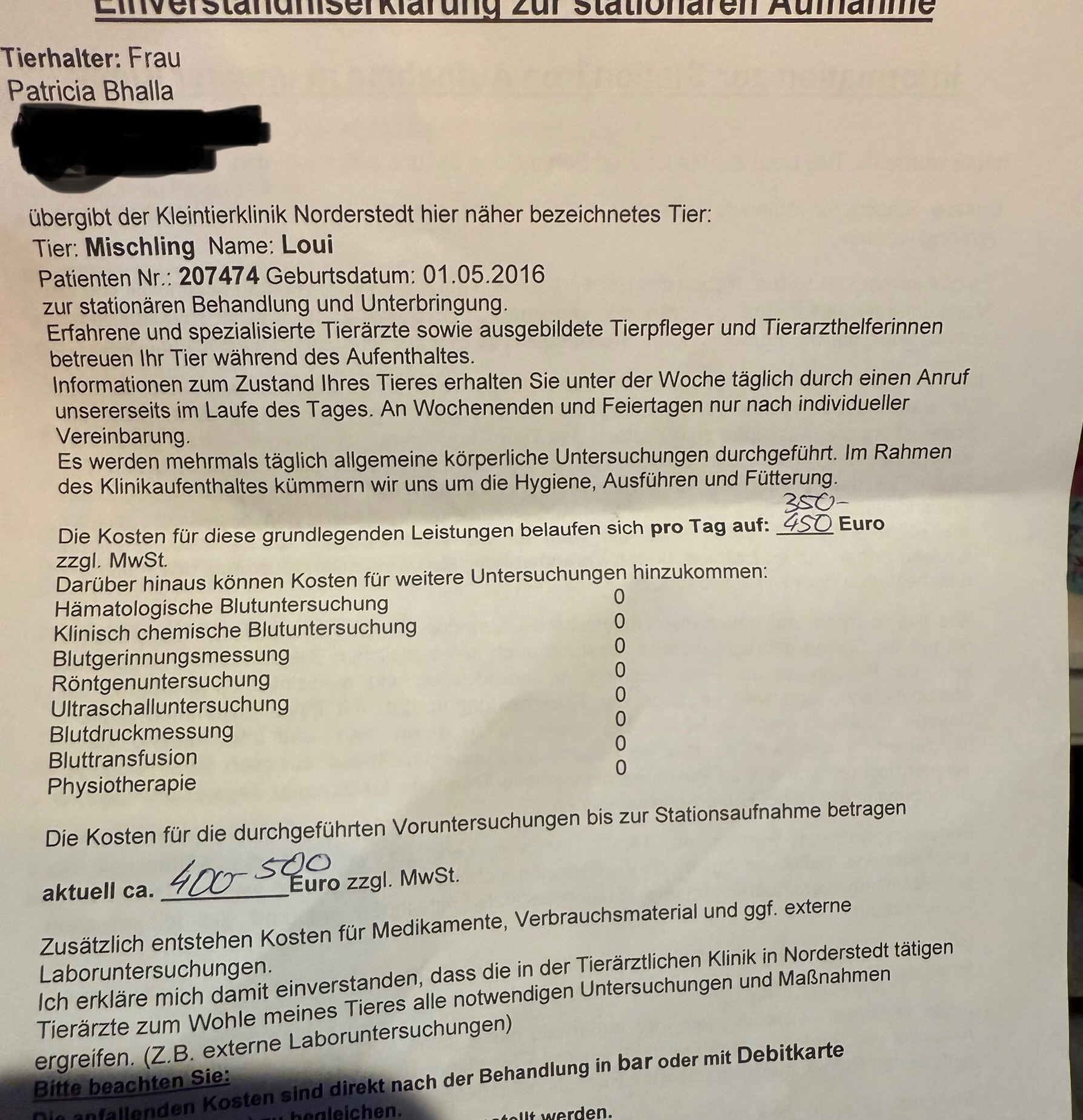 Hilfe für meinen Hund Loui - OP campaign photo, 2 of 5