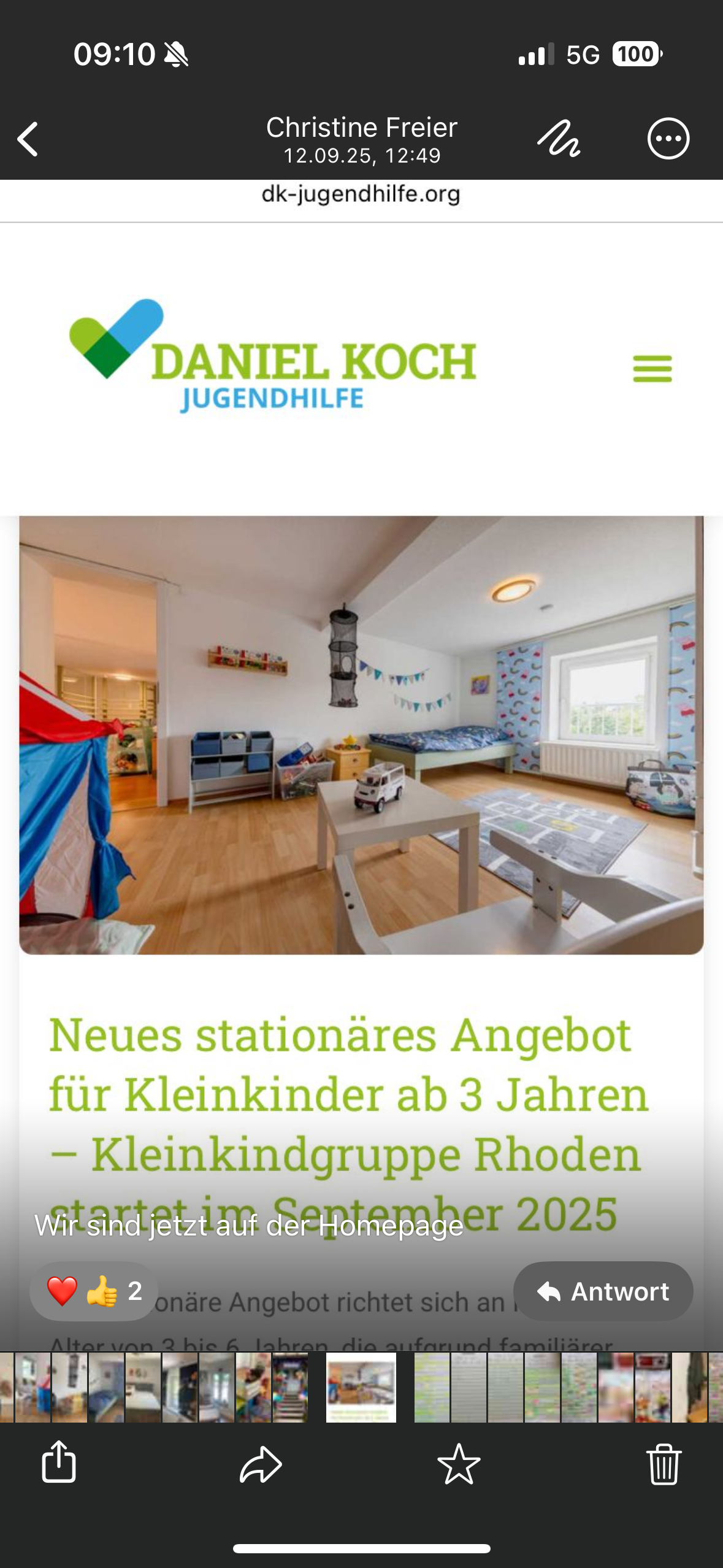 Neueröffnung Kleinkindgruppe, Gemeinsam Zukunft schenken ❤️ campaign photo, 2 of 4