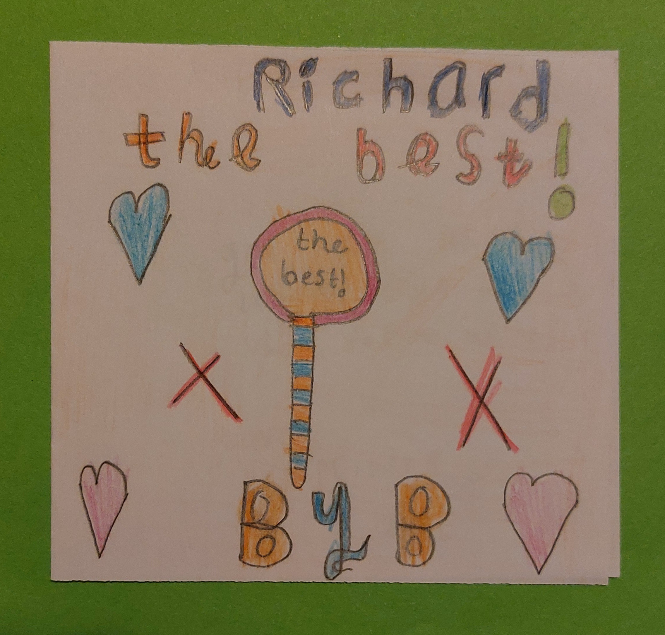 Richard Furniss (former lollipop man at Coten End PS) campaign photo, 6 of 7