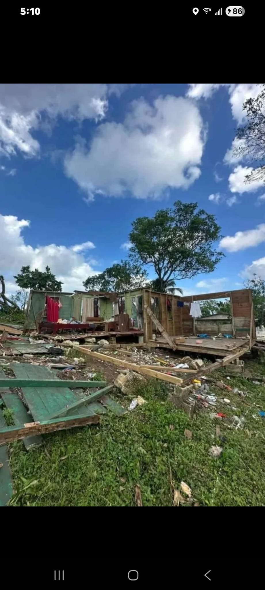 Help my friend's mother rebuild after Hurricane Melissa campaign photo, 6 of 8