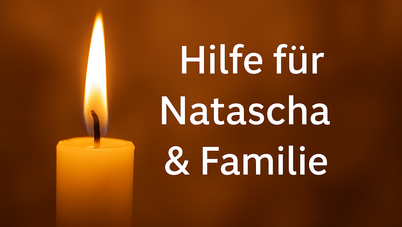 Trauer, Krankheit und Hoffnung – bitte unterstützt uns photo