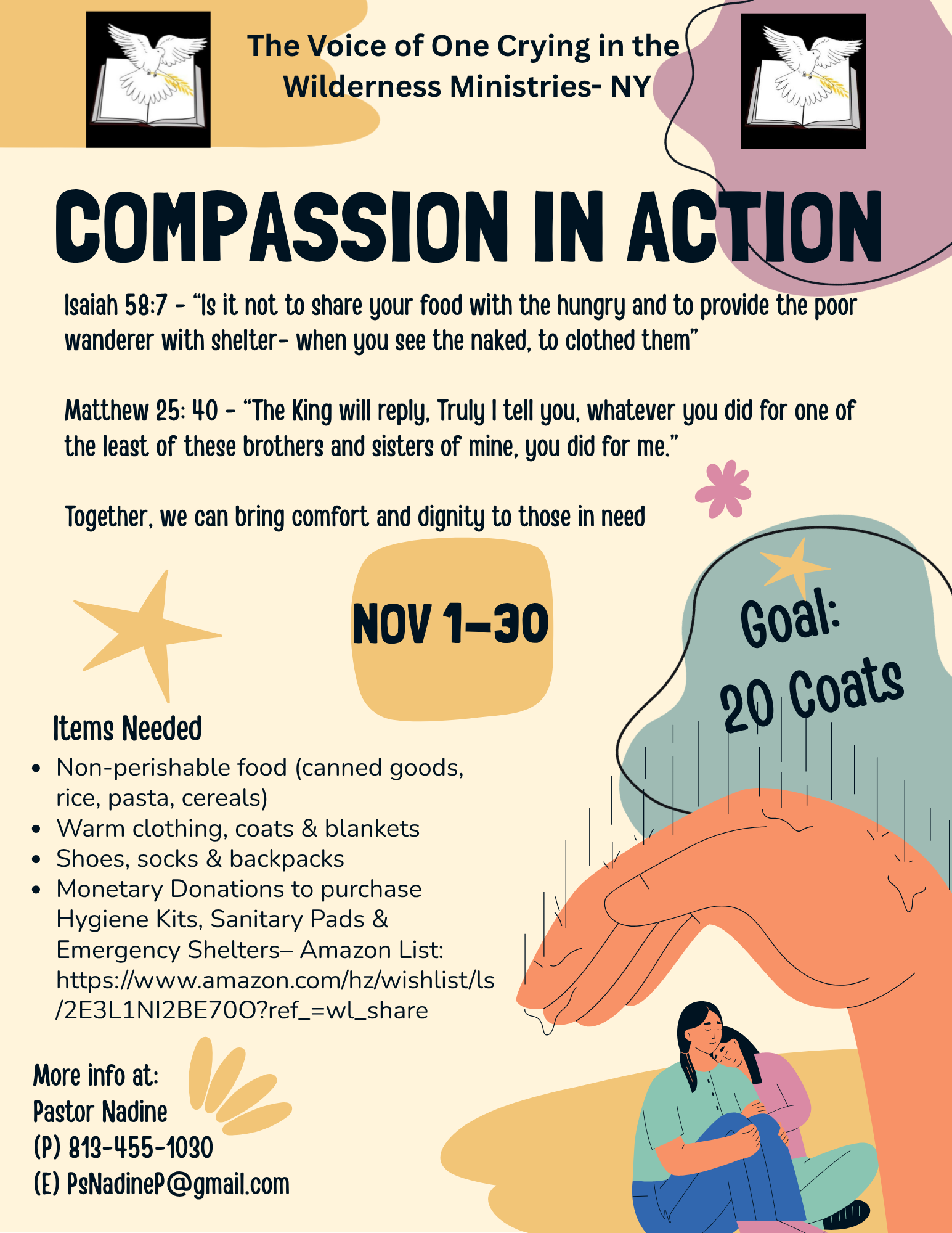 Support Pastor Nadine's Compassion in Action campaign photo, 2 of 4