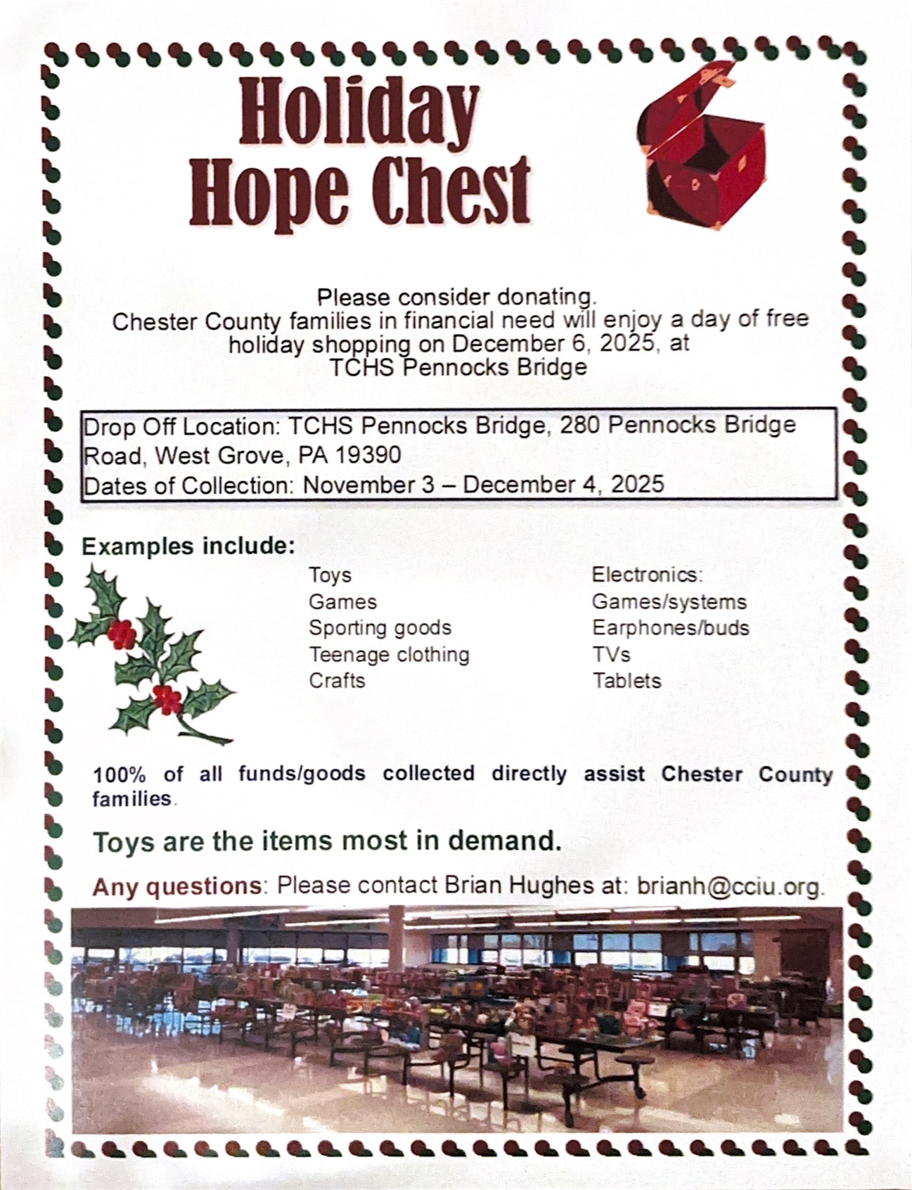 Support Holiday Hope Chest with Melanie Sabastro this Season campaign photo, 5 of 6