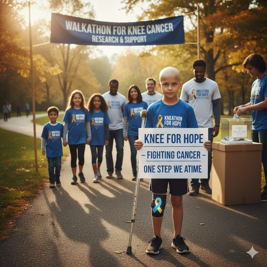 Knee cancer campaign photo, 2 of 4