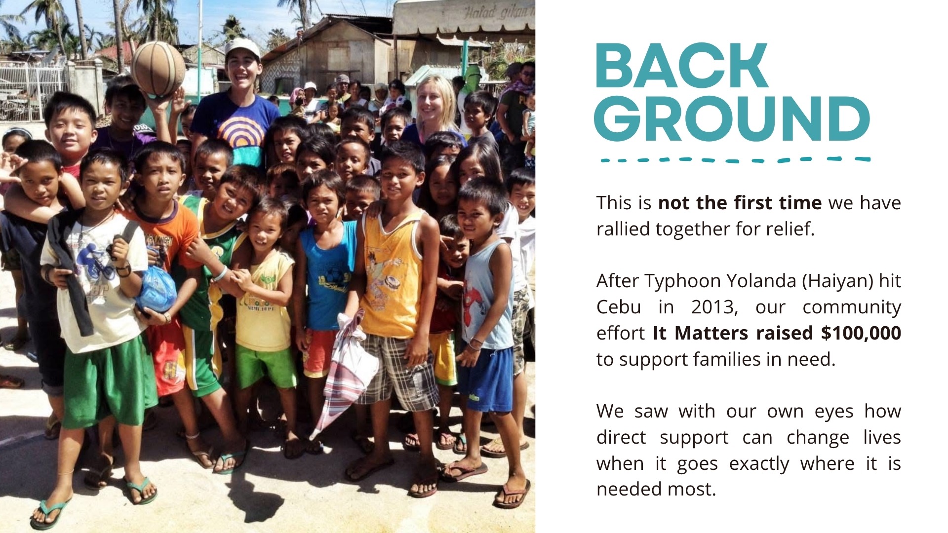 Fundraiser by Diana Quartin : Help Cebu Now - Philippines Typhoon Relief