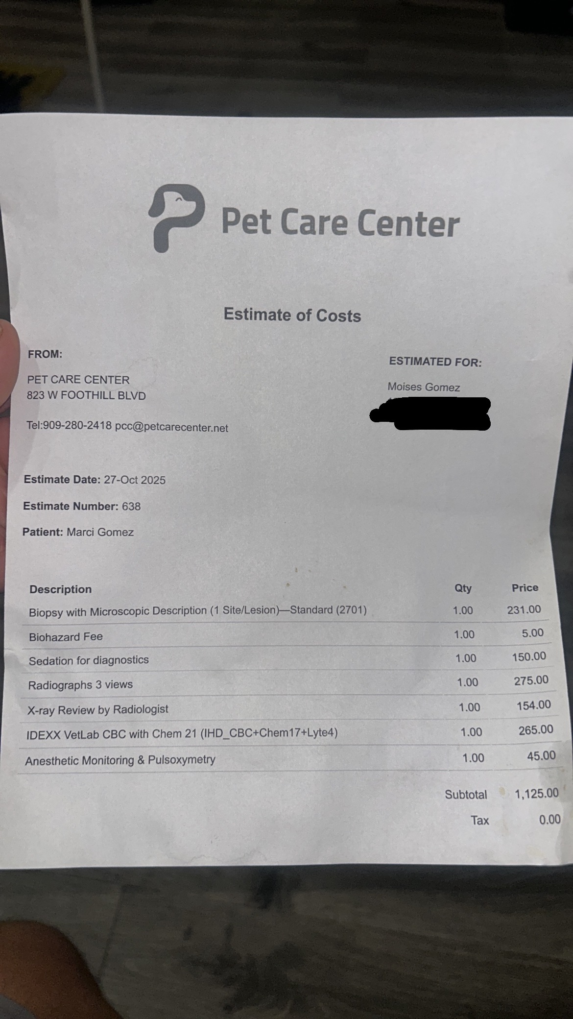 Support Moises' Dog's Vet Treatment campaign photo, 2 of 4