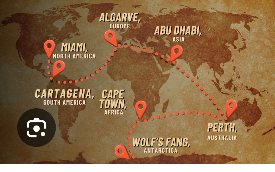 7 marathons 7 Continents in 7 Days campaign photo, 6 of 7