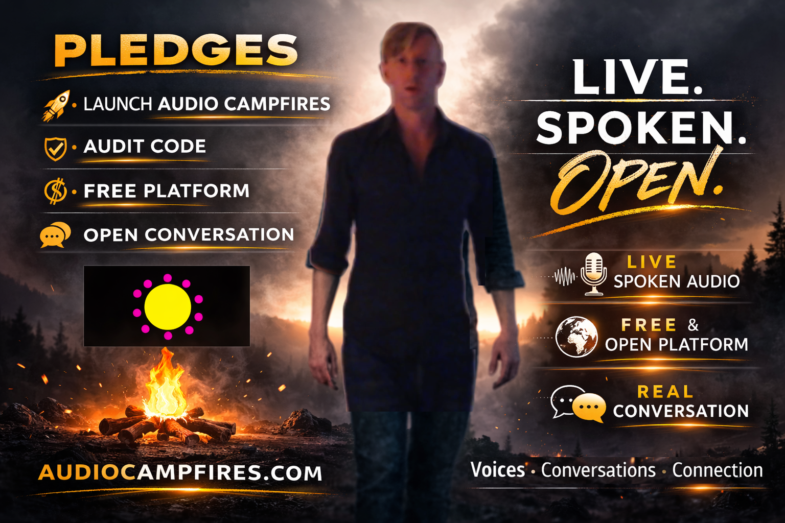 Help Launch Audio Campfires — A Live Digital Public Square campaign photo, 5 of 8